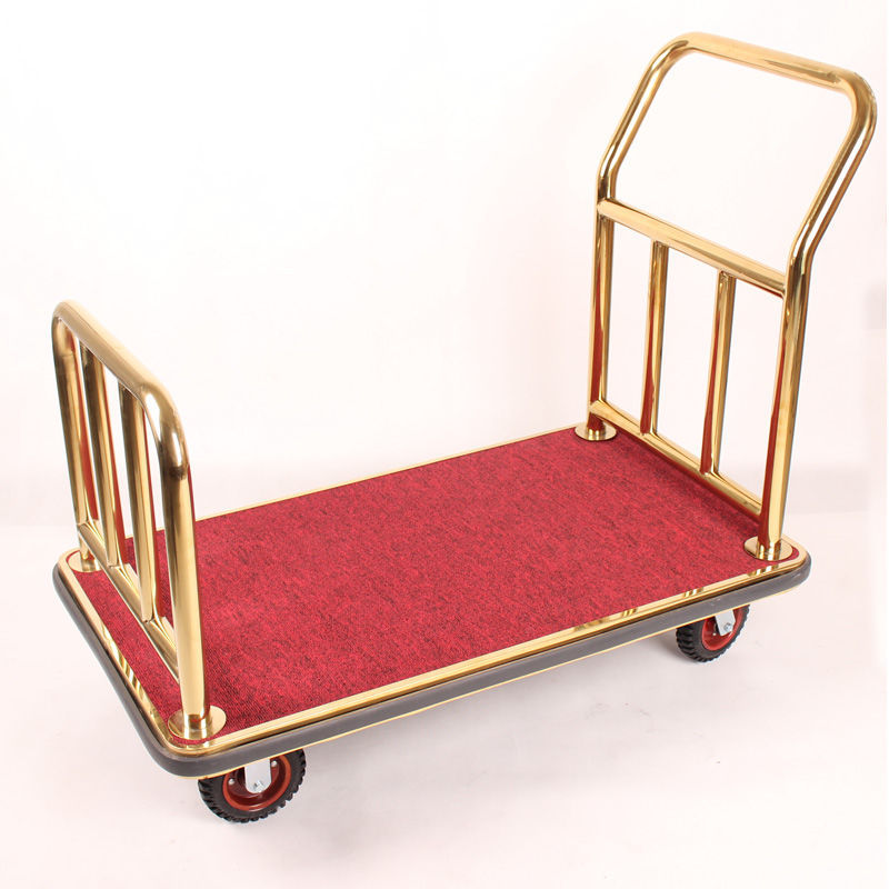 酒店行李车钛金行李车手推车大堂行李车机场行李车宾客行李车推车