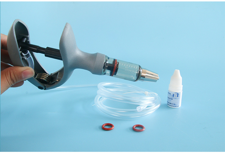 兽用连续注射器疫苗针器自动可调猪鸡鸭羊用注射针筒金属注射器