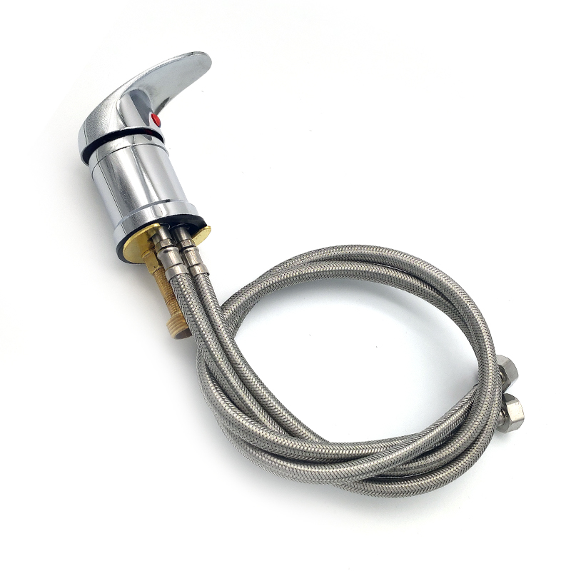 洗头床水龙头开关美发店理发店冷热混水阀发廊冲洗冲水床配件锦标