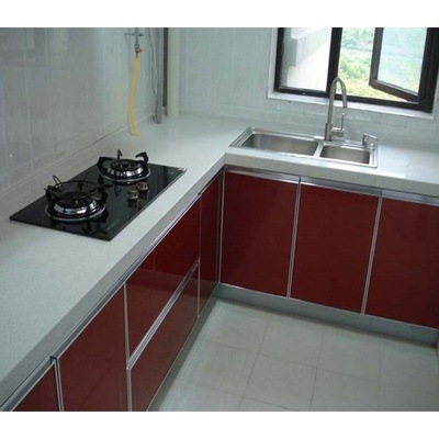 铝合金卡瓷砖橱柜框架框架钢化玻璃卡整体护墙门框瓷砖装饰灶台