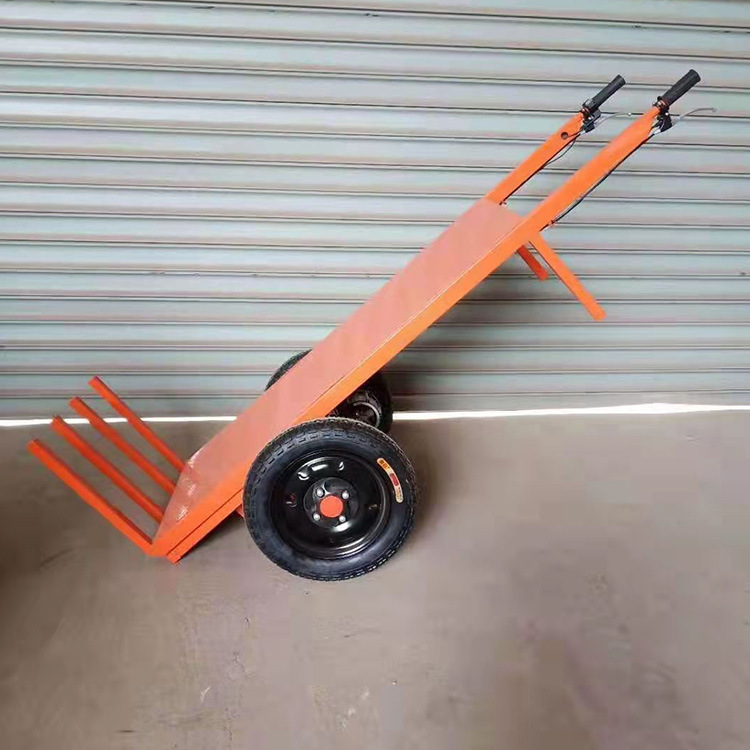 自动装卸拉砖电动三轮车 建筑工地加气块砖搬运车 叉卸一体车