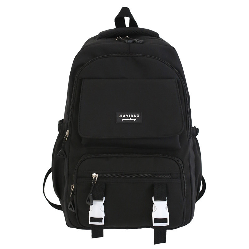 Foreign Trade New Large Capacity Backpack Fashionable All-Match Backpack Schoolbag Simple Multi-Functional Early High School Student Bag
