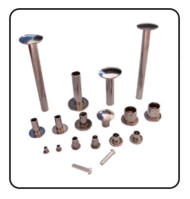 宏玺不锈钢翻边半空心铆钉扁平头尾孔铆钉半实心铆钉中空钉