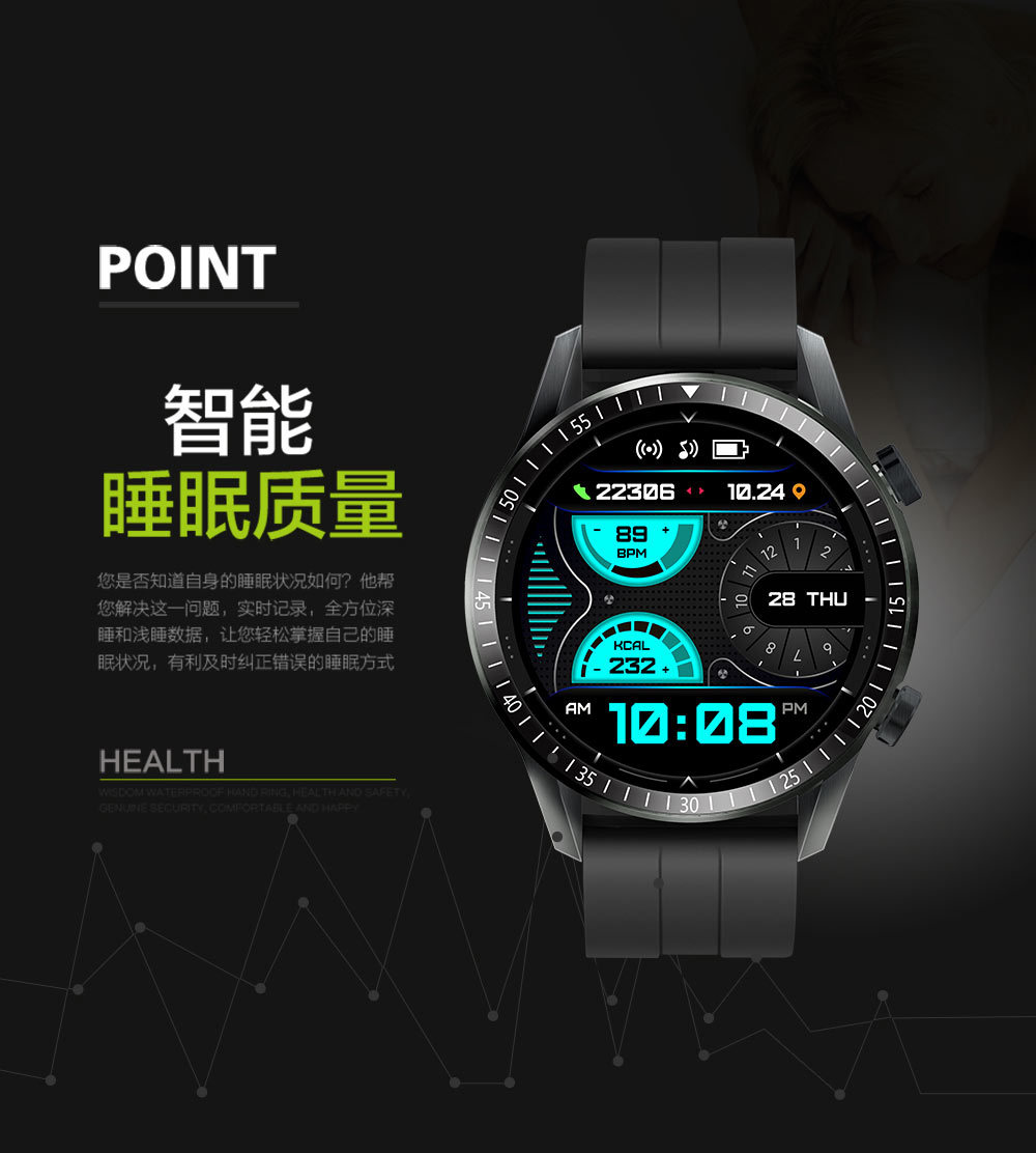 gt2 pro智能手表电话太空人hw22运动手环watch手机通用跨境电商