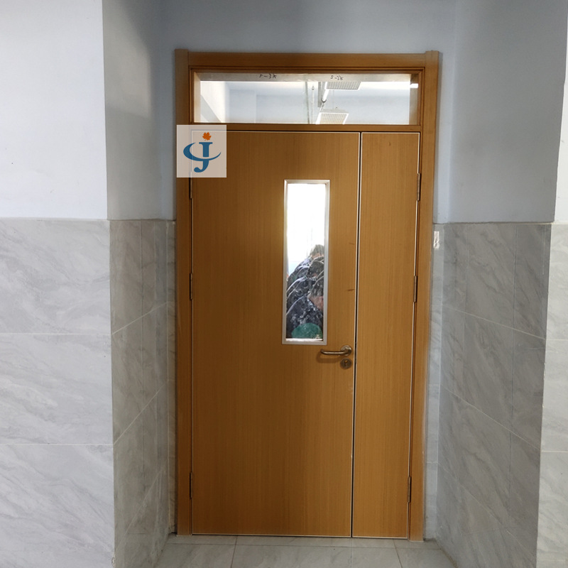 高青县学校干漆木门 培训班卡通门 防夹手 带观察窗 森森生产厂家