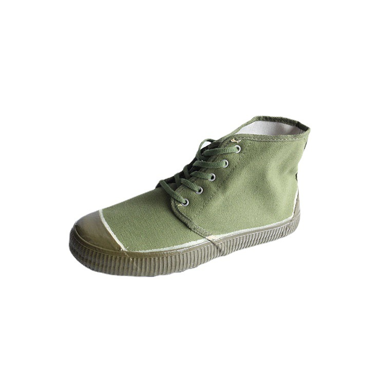 厂家直销3566鞋高帮军鞋批发军训鞋耐磨劳保鞋迷彩鞋黄球鞋