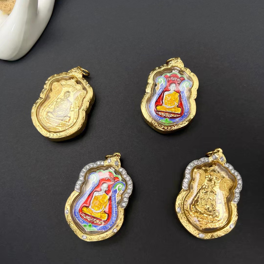 泰国佛牌真品 龙婆瑞舍玛2559自身像 佛饰吊牌-阿里巴巴