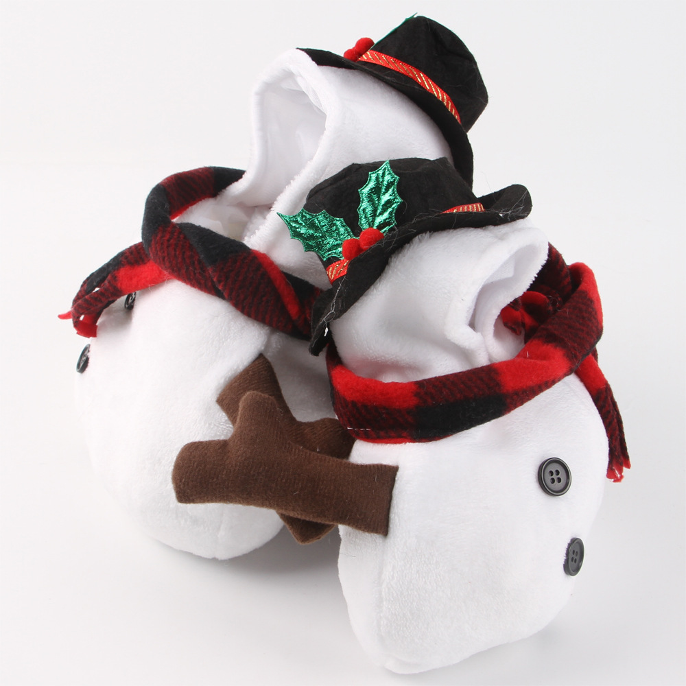 Cross-Border Manufacturers Christmas New Snowman Pet Costume Dog Cat Funny Transformation Clothes Pet Upright Outfit
