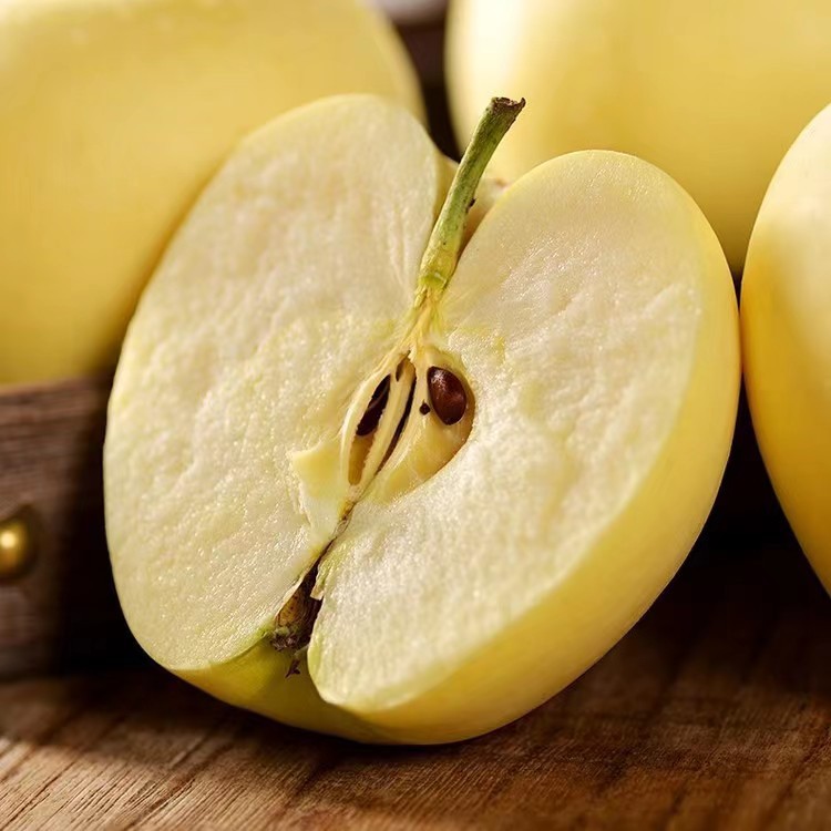 当季山东维纳斯黄金苹果4.5-5斤新鲜水果应季整箱一件代发批发