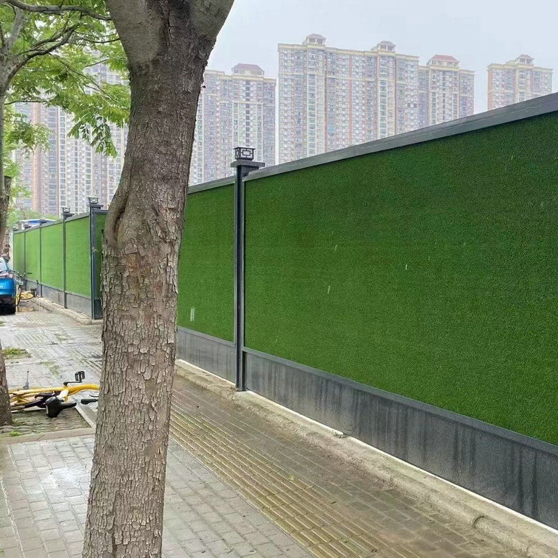 市政铁皮围墙百叶地铁钢板钢结构围墙工地建筑施工挡板装配式围挡