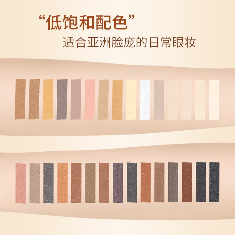 Mgl Full Matte Eyeshadow Palette Earth Color Nude Makeup 30 Color Eye Shadow Waterproof Not Smudge Smoky Makeup Makeup Palette Large Plate