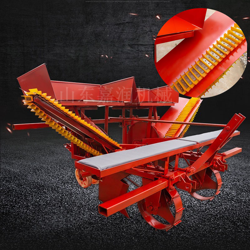 两行大葱苗移栽机 四轮牵引栽葱机 辣椒种植机