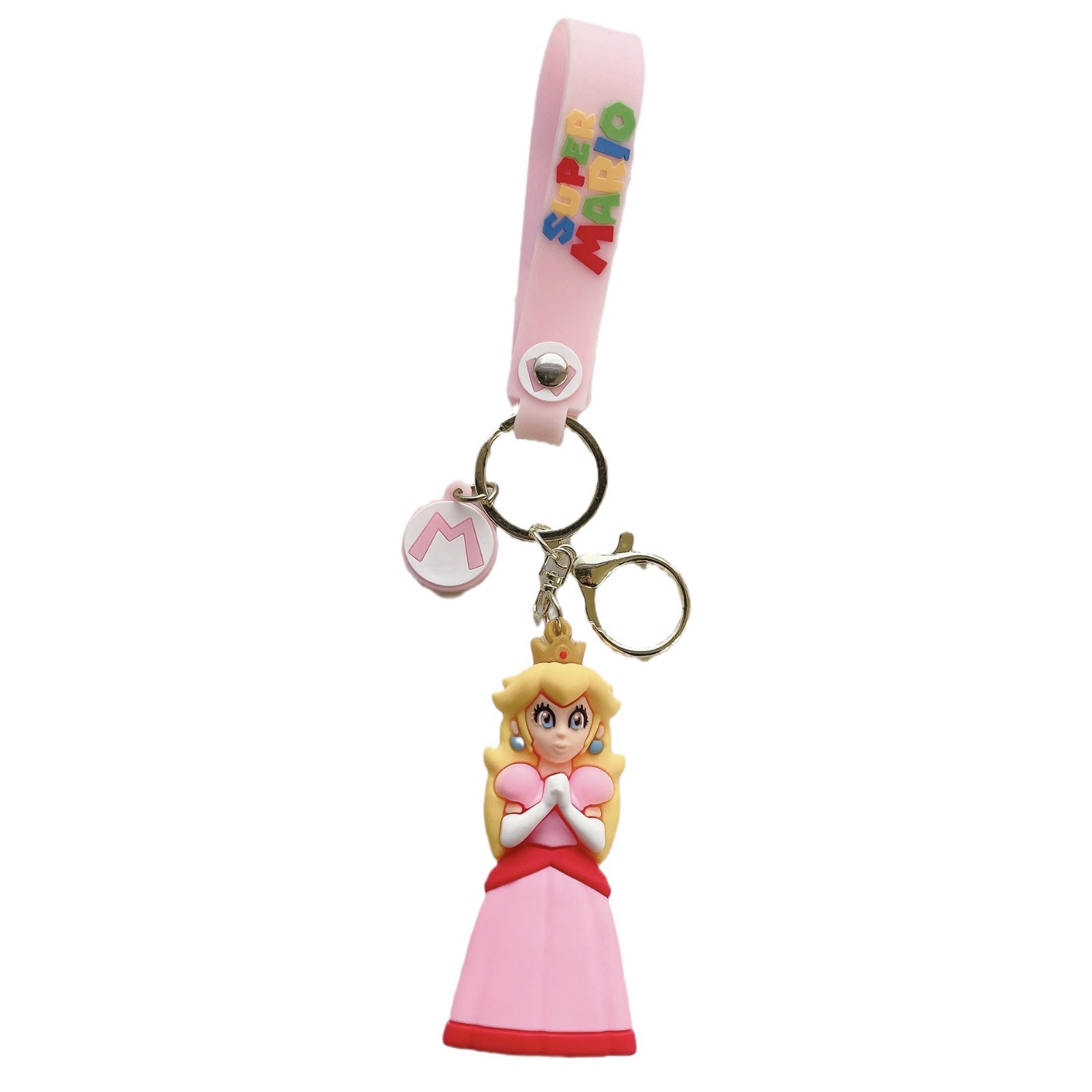 New Cartoon Anime Stereo PVC Mario Keychain Cute Couple Car Pendant Handbag Pendant Wholesale