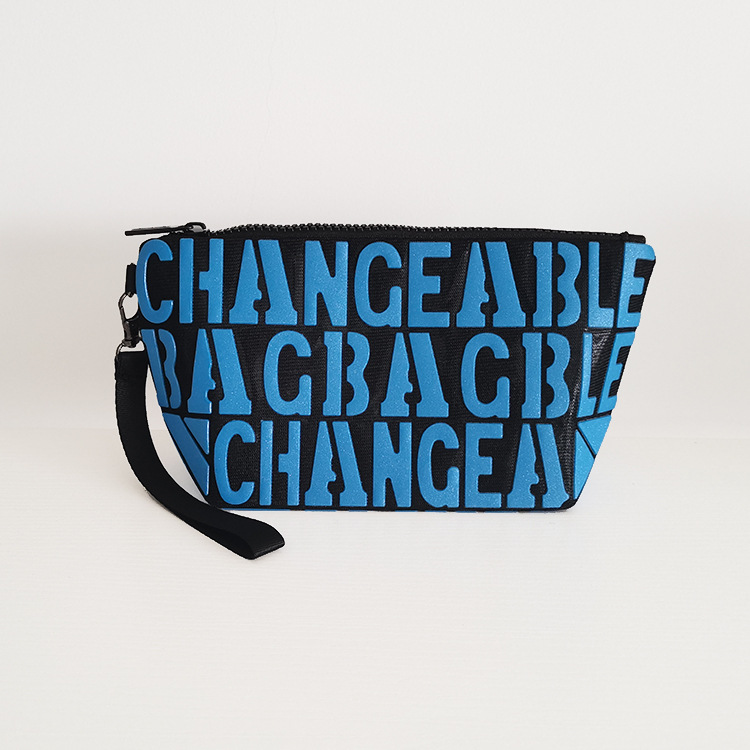 现货时尚put形磨砂英文字母化妆包亚马逊手提包旅行收纳包