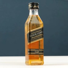 英国原装进口 洋酒 黑牌威士忌50ml黑方酒伴 酒版 塑料瓶