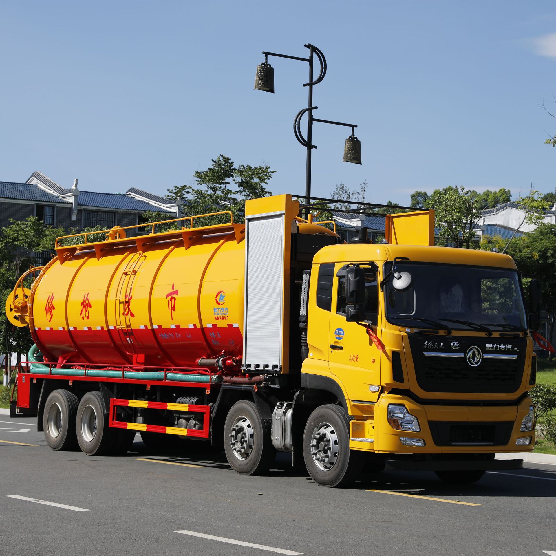 国六天龙18方清洗吸污车高压清洗疏通车  清洗吸污一体车源头工厂
