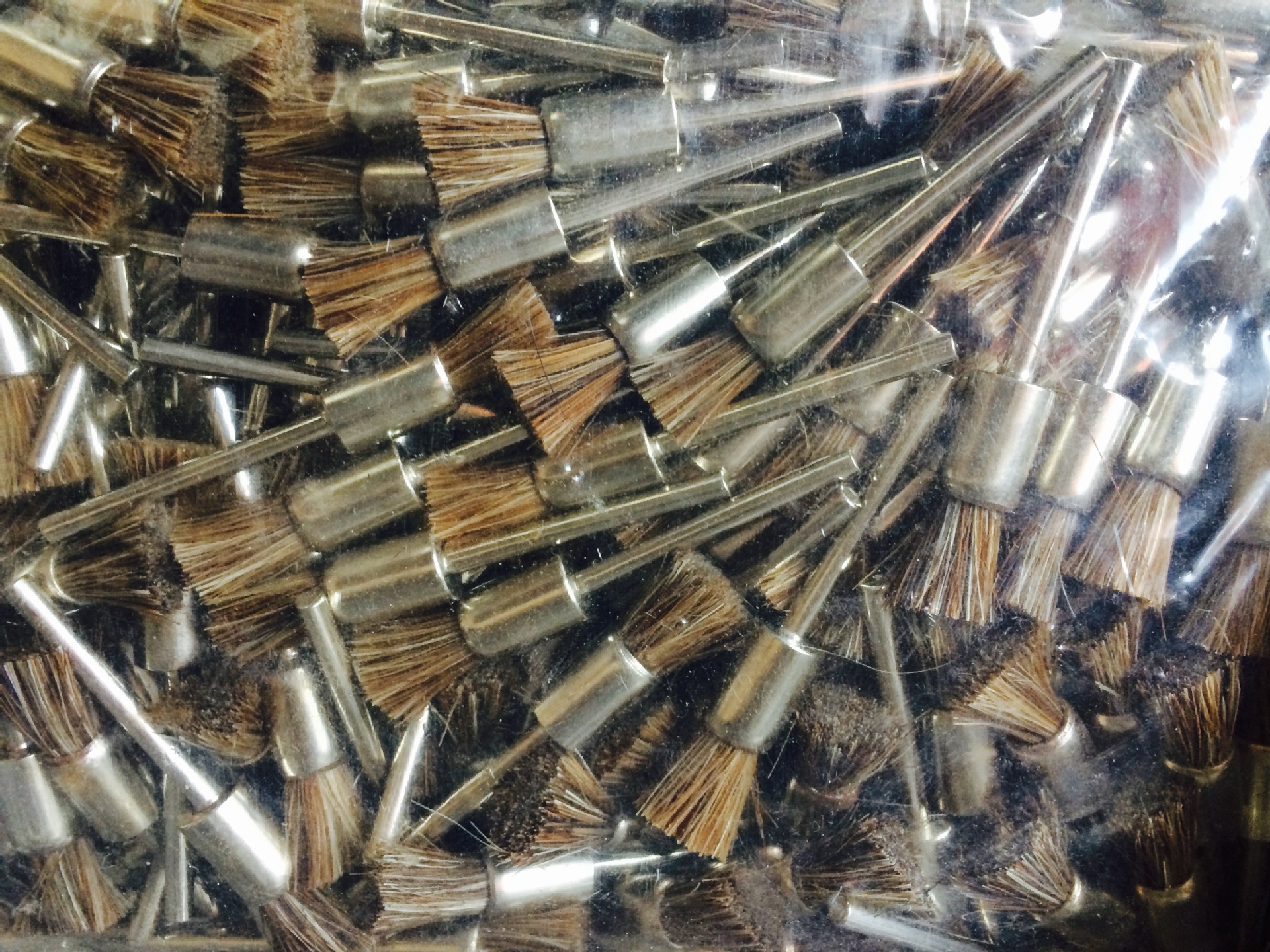 进口铜丝笔刷碗刷t型刷迷你刷木雕根雕凹槽核桃钢丝轮钢丝刷小钢