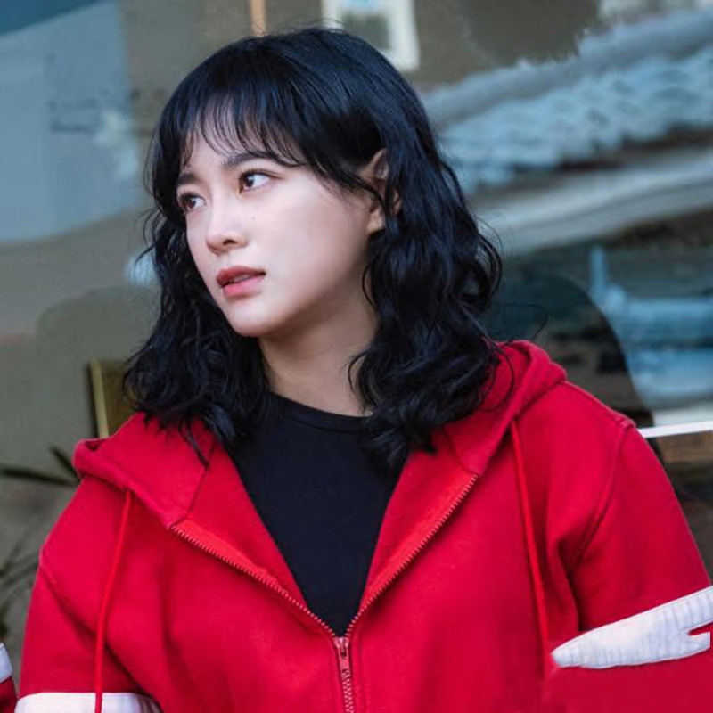 cosplay韩版秋冬套装驱魔面馆 惊奇传闻红色加绒加厚长袖男女套装