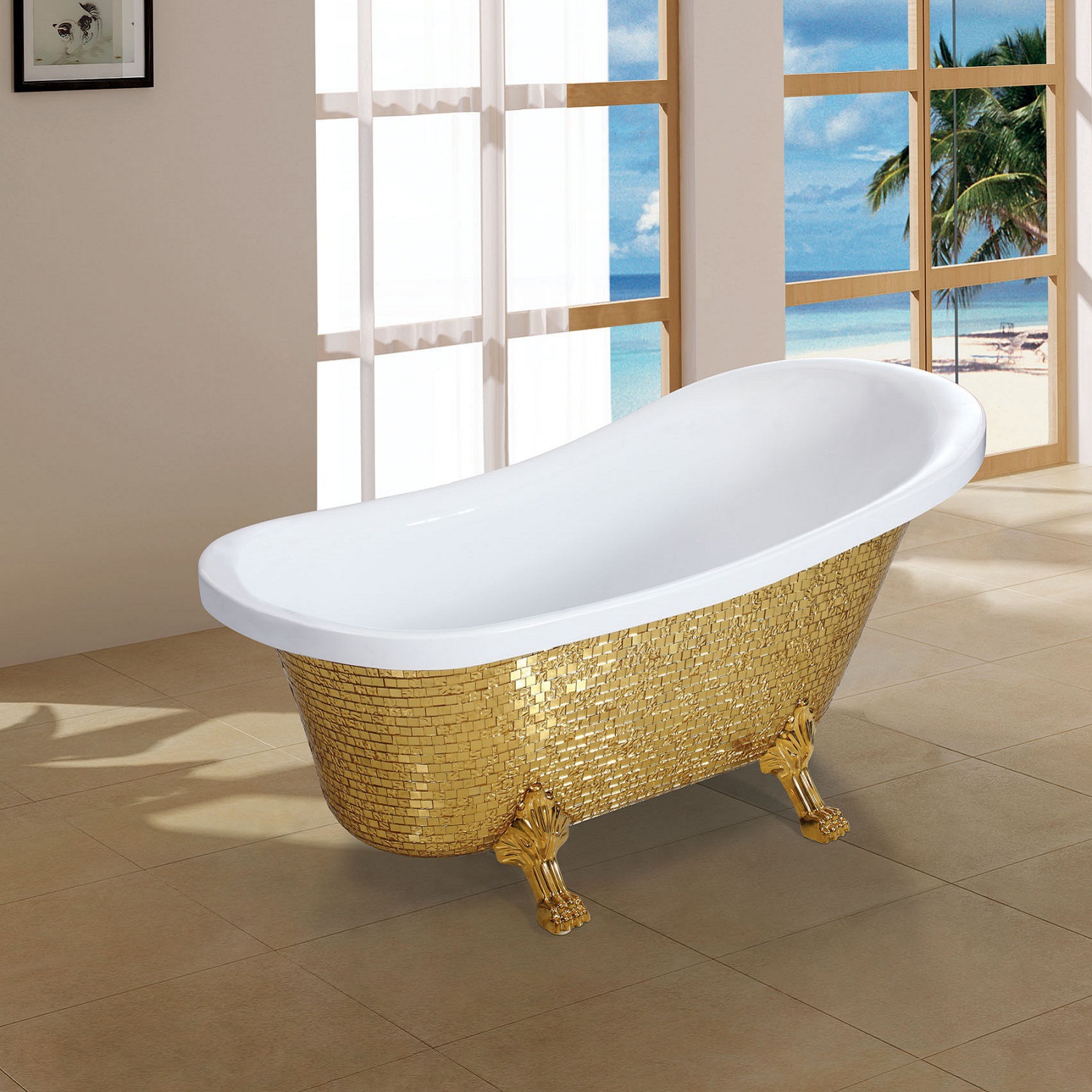 需购2022秋智能恒温臭氧控制循环系统浴池一体化浴缸亚克力spa按摩