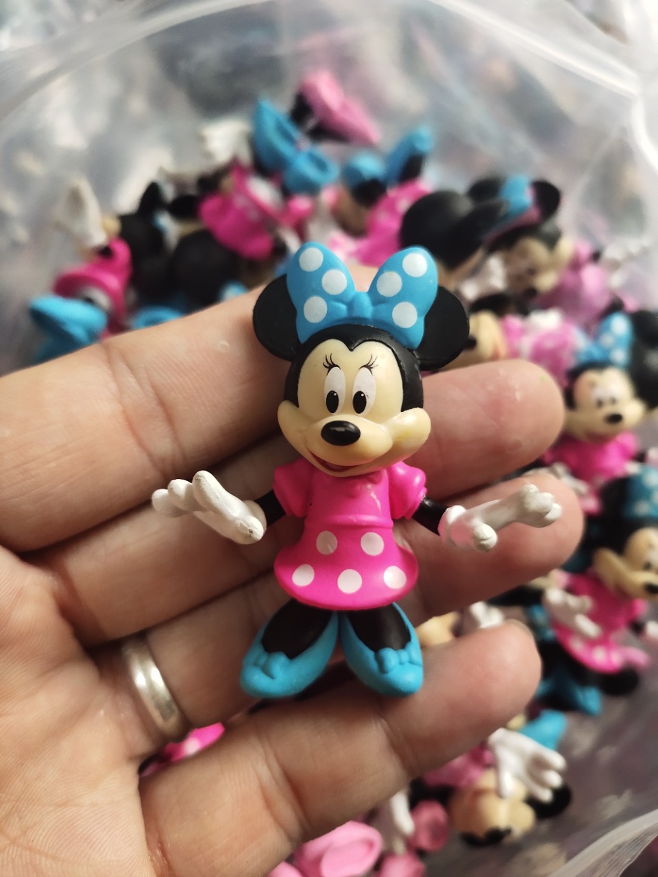 正版散货 米奇妙妙屋 米妮 小号经典公仔玩具摆件 收藏手办过家家