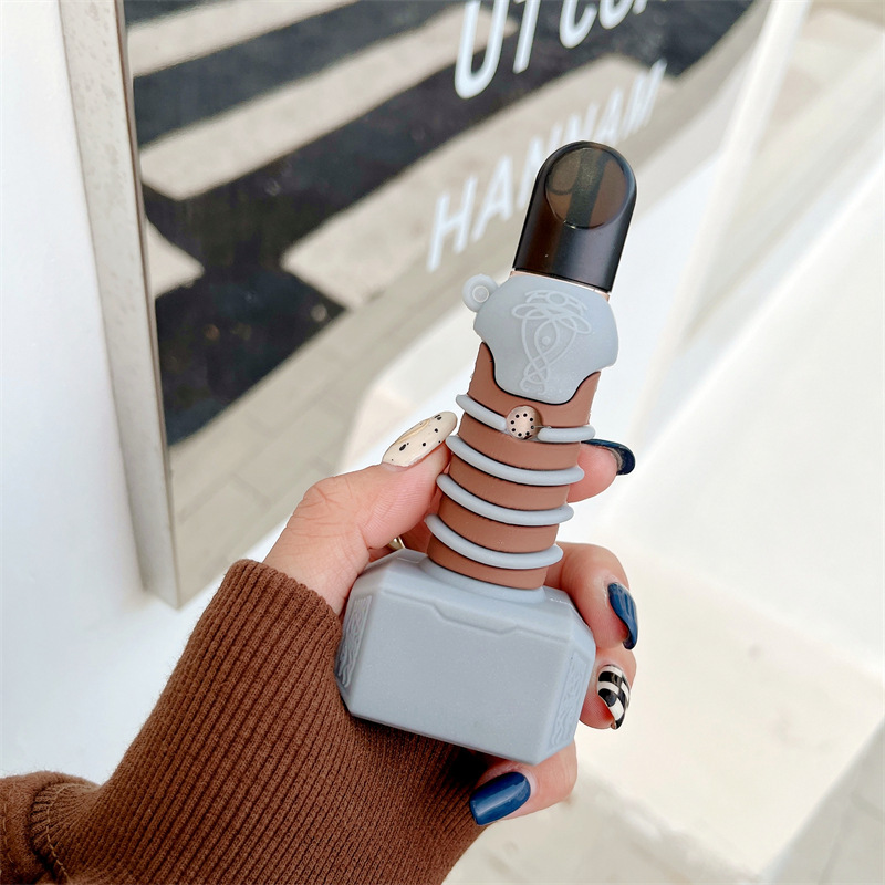 relx4代保护套悦刻烟杠套电子烟具壳relx4/5代硅胶卡通个性四五代