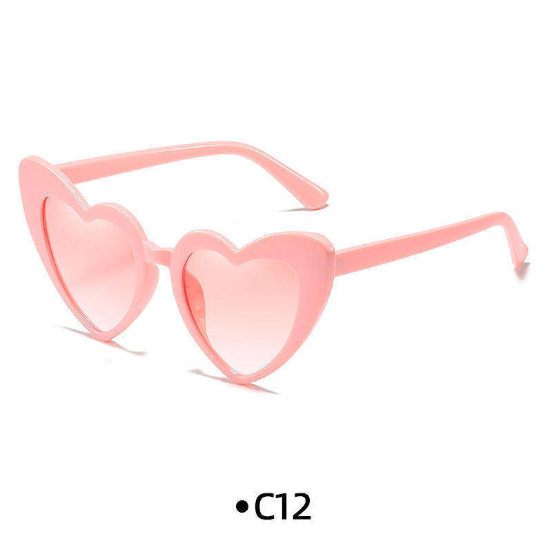 New Love Party Sunglasses Cross-Border Fashion Peach Heart Sun Glasses Sunglasses Wholesale