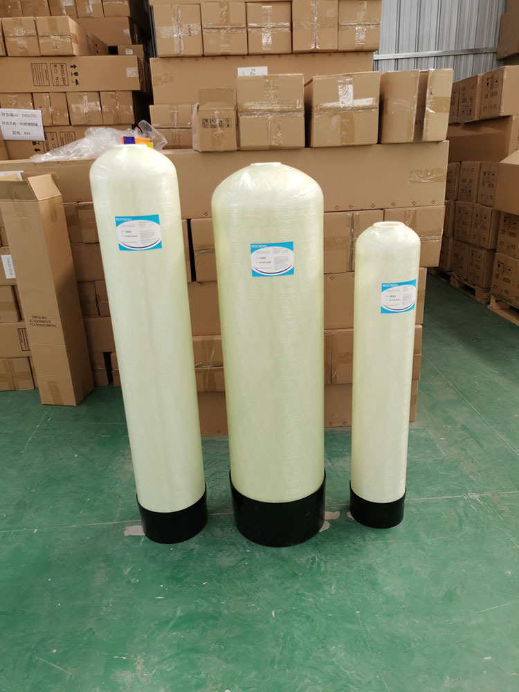 现货软化水处理玻璃钢罐 石英砂/锰砂/活性炭/树脂过滤罐10-1200l