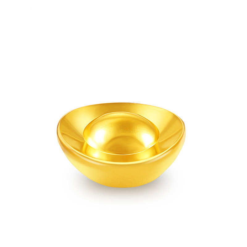 9投资金条送礼金元宝纯金水贝黄金批发