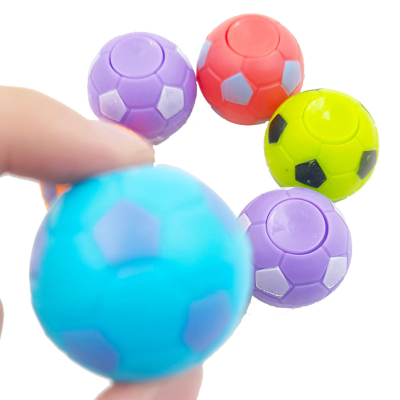 Cross-Border Finger Football Gyro Children's Rotating Fingertip Gyro Decompression Capsule Toy Creative Interactive Promotion Decompression Toy