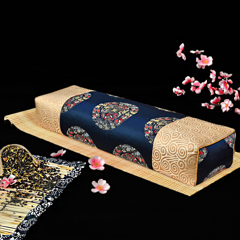 k9hx批发中式皇帝宫廷老式复古茶叶荞麦决明子仿古枕头长方形单人