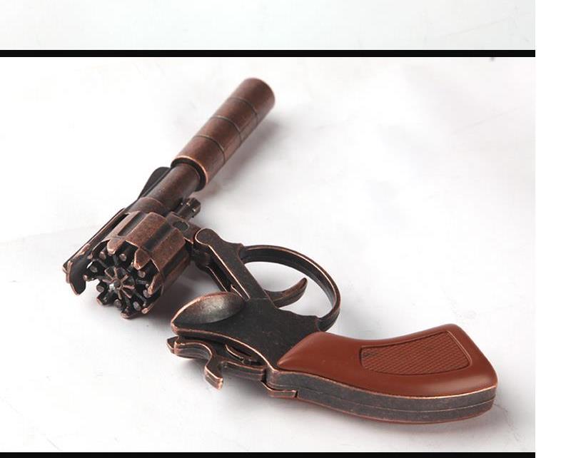 儿童玩具金属砸炮枪成人左轮手抢信号纸炮火柴枪经砸响炮火炮子枪