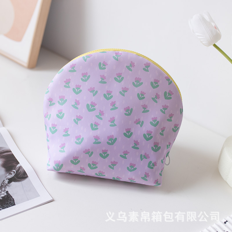 2024 Spring and Summer New Women's Cosmetic Bag Large Capacity Portable Travel Waterproof Zipper Storage Bag Female Fashion