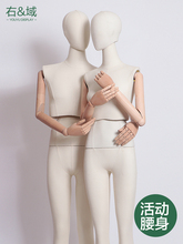 服装店女装橱窗模特道具人偶全身男装人体展示架假人人台