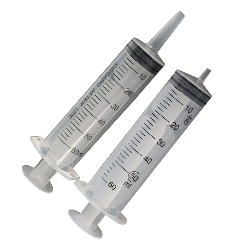 60ml大容量型针筒针管注射器冲洗喂药喂食灌肠打鼻饲灌注流食助推
