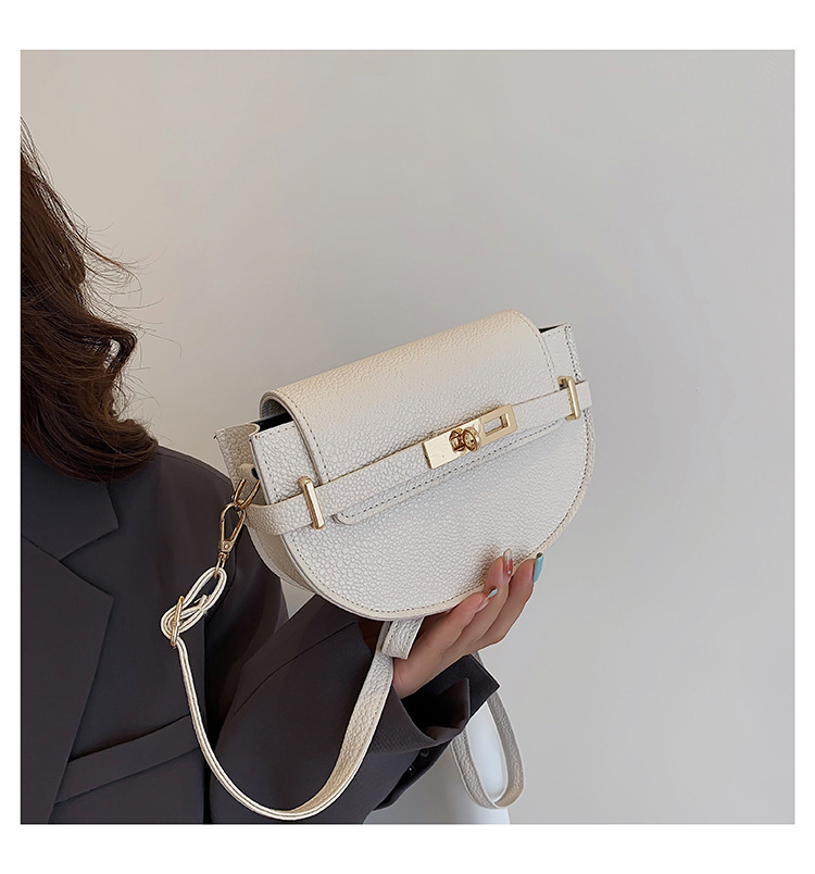 Fashion Pu Shoulder Bag 2022 Autumn and Winter Design Texture Trend Metal Small Square Bag Daily Commuter's All-Matching Crossbody Bag