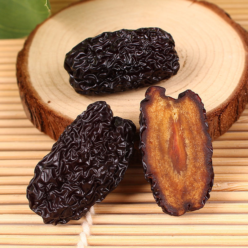 满肚 陕北紫晶黑枣正宗批发大黑枣乌枣子零食非狗头大红枣干-阿里巴巴