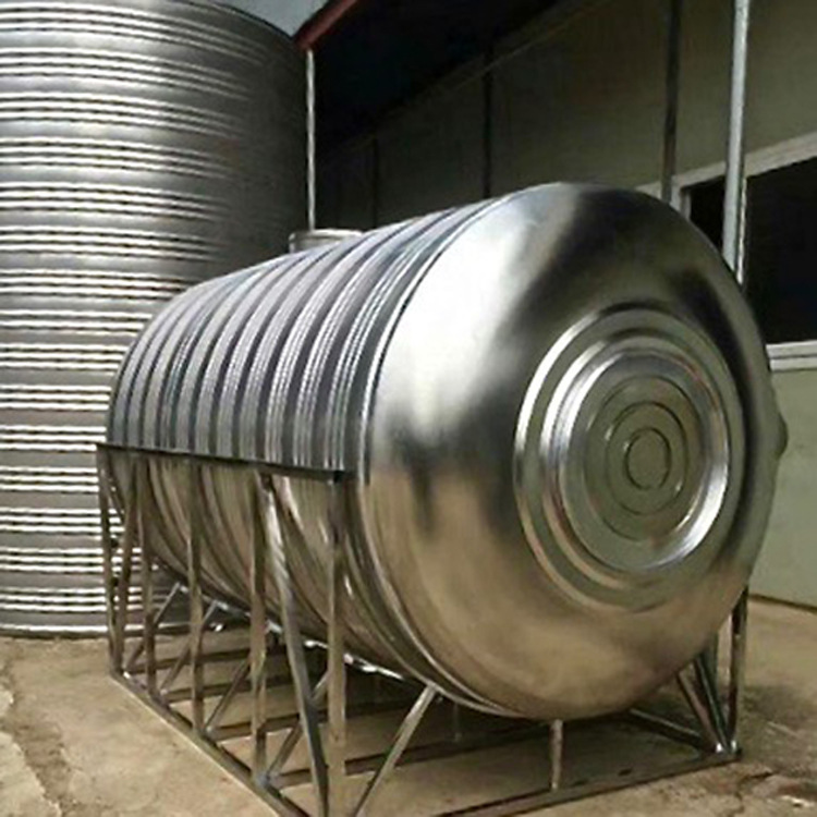 卧式不锈钢保温水箱 304不锈钢水箱 酒店消防水箱 学校洗澡水箱