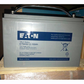 伊顿蓄电池etnhf12-420wp 12v100ah 机房阀控式铅酸免维护蓄电池