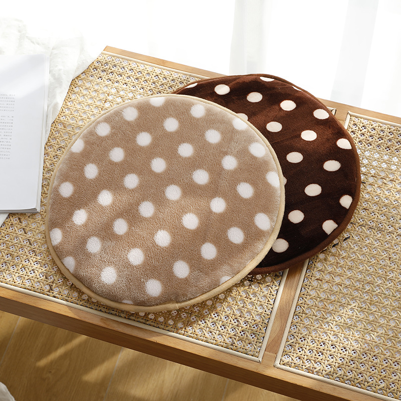 Baby round Stool Cushion Fabric Thin Sponge Mat round Seat Cushion High Stool Bar Stool Small Stool Chair Cover