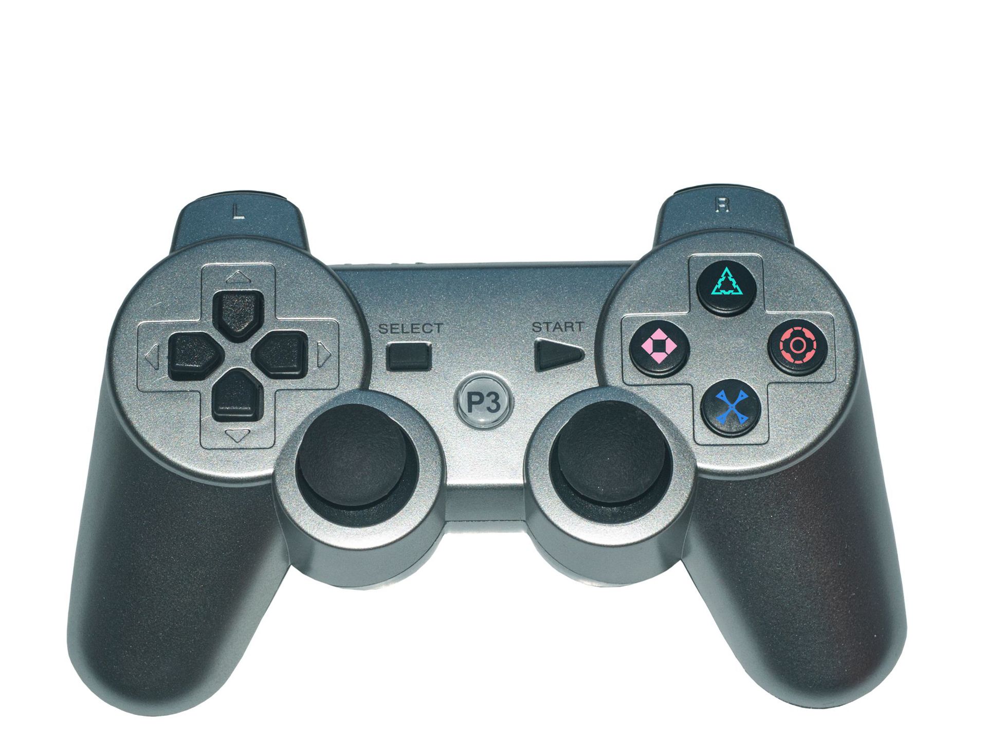 品质稳定中性ps3游戏手柄ps3无线蓝牙手柄雪花按键战神手柄带震动