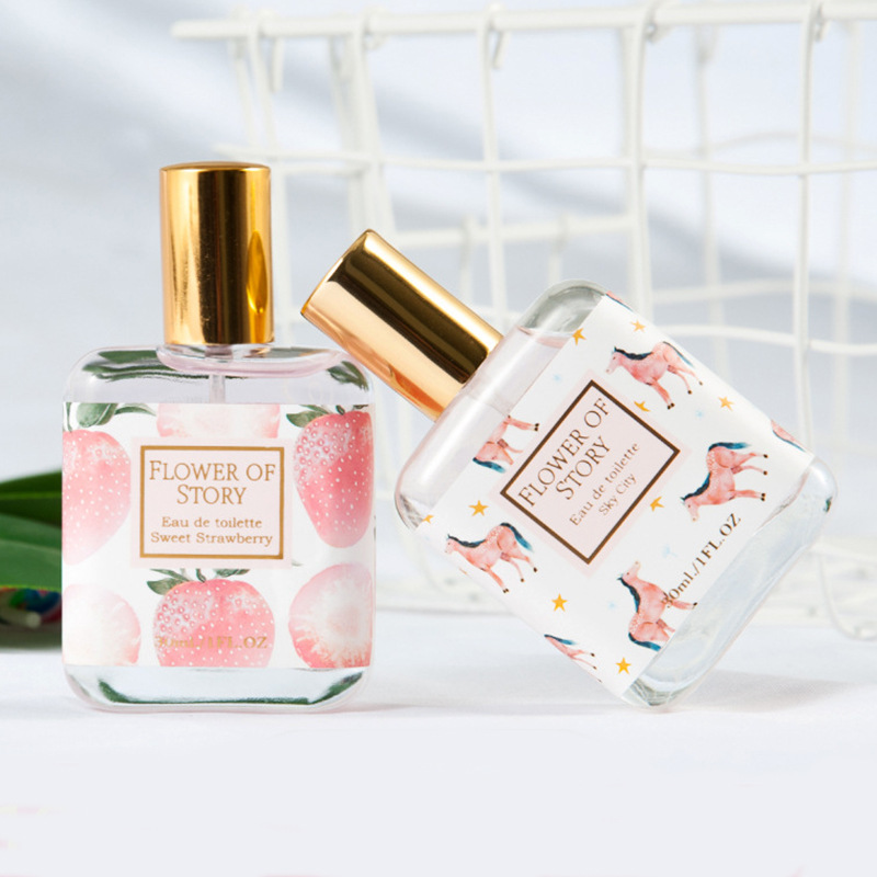 Adorable Girl Student Perfume for Women Long-Lasting Light Perfume Fresh Osmanthus Rose Apple Strawberry Flavor TikTok Kuaishou