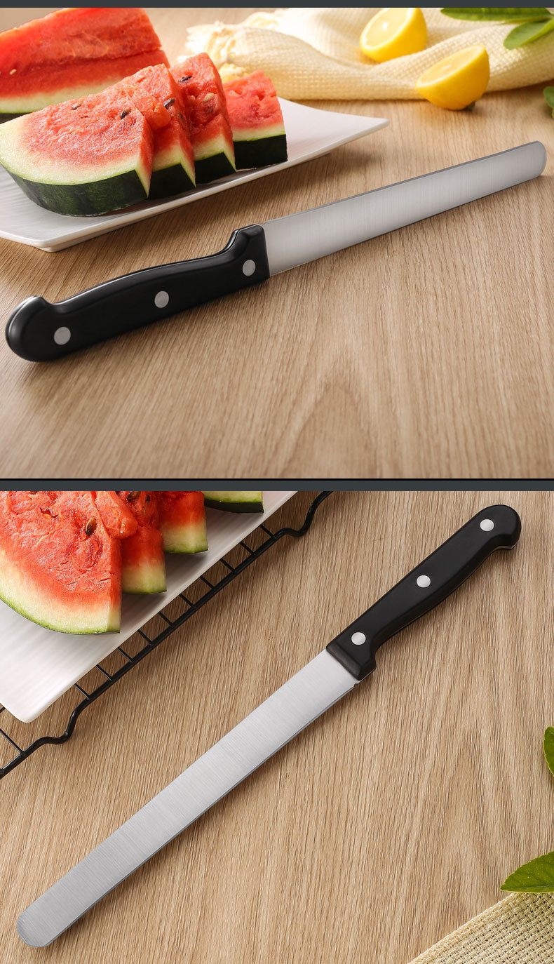 现货 不锈钢水果刀加长直柄厨房用刀蔬果刀水果削皮器瓜果刀