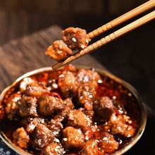 上海邵万生牛肉酱拌面拌饭酱调料正宗厚切调味辣酱料底料烹饪特产