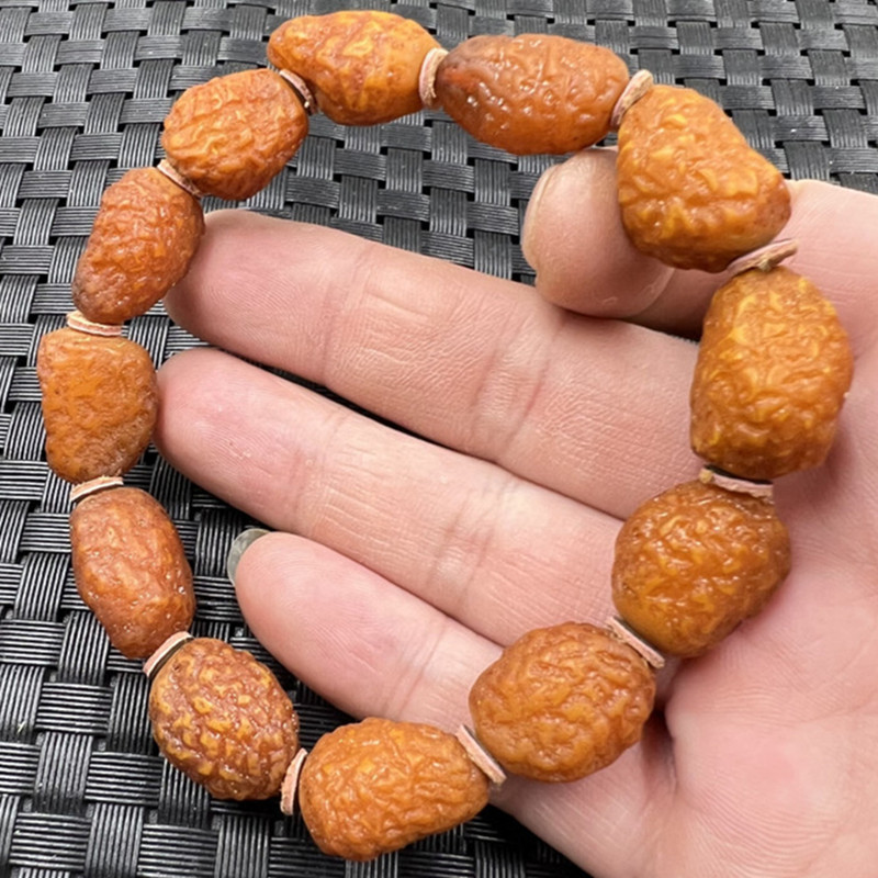 饰品手链荧光浮盐水蜜蜡随型手链老蜜蜡手链人造蜜蜡手链手串手环