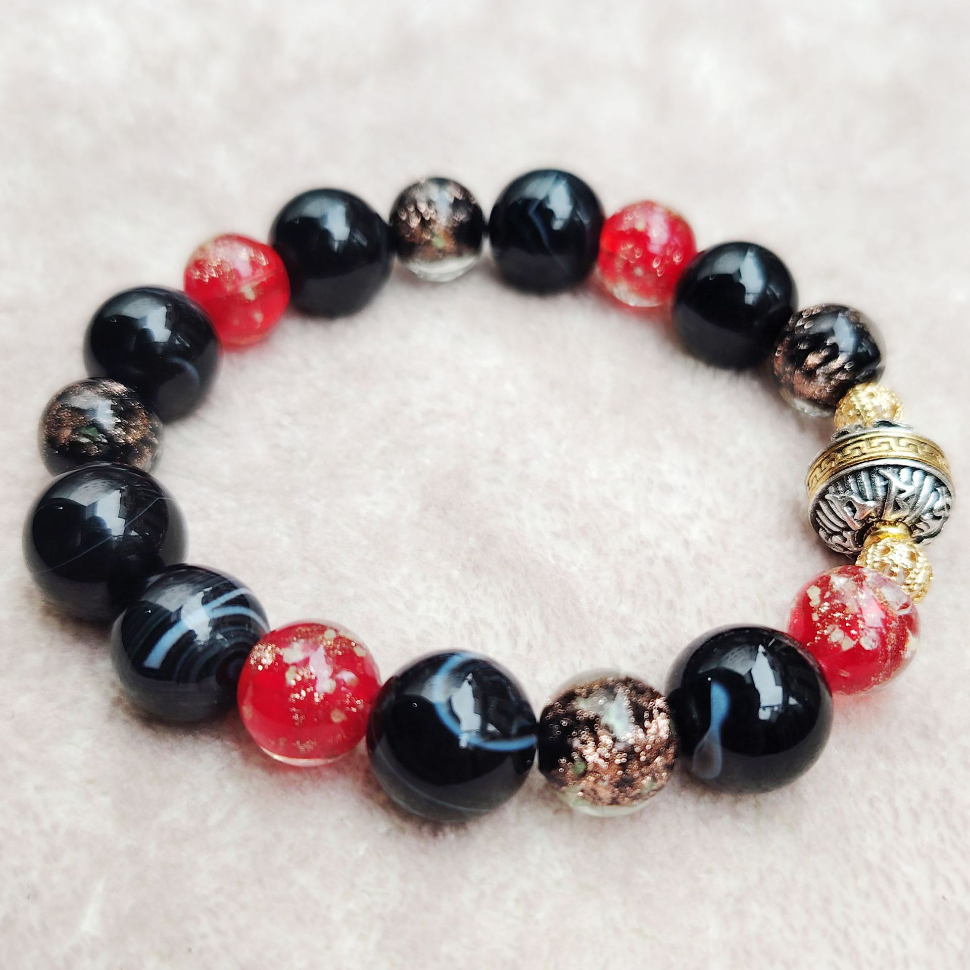 10m天然玛瑙石手串天然不褪色diy原创设计时尚高级感男女通用款式