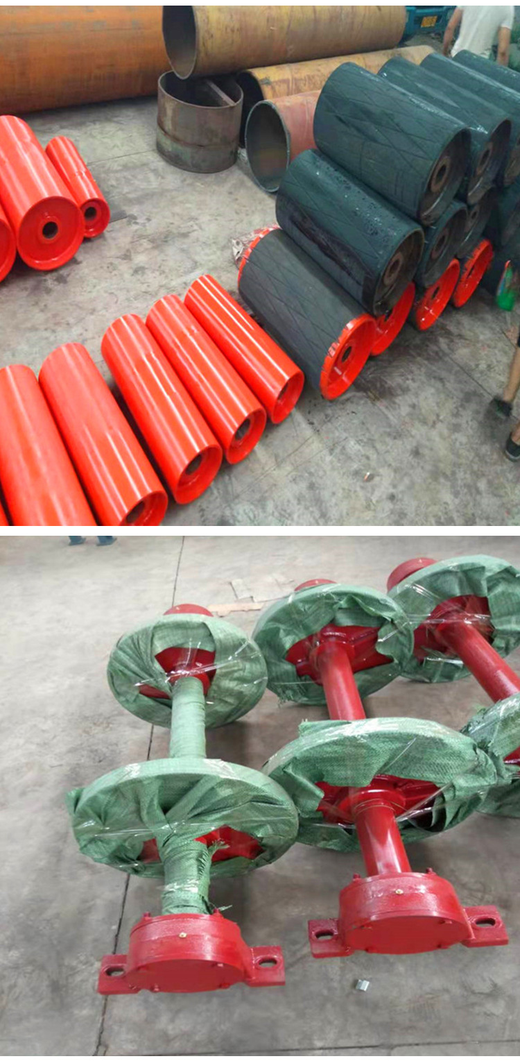 镀锌无动力滚筒输送带托辊不锈钢流水线滚筒滚轴传送辊筒无动力