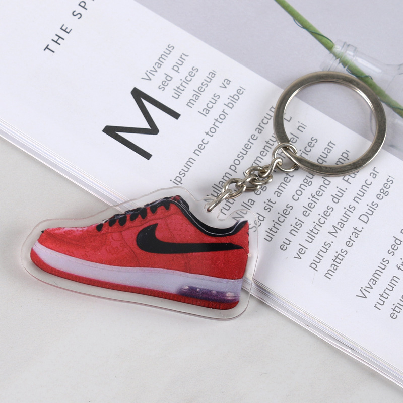 Acrylic Key Chain Customization Anime Peripheral Cartoon Standee Double-Sided Advertising Chain Small Gift Pendant Customized