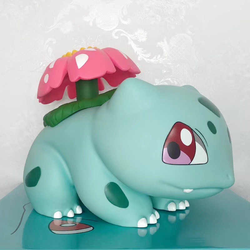 宝可梦1:1新款 妙蛙花 神奇宝贝公仔妙蛙花百万吨超进化搪胶