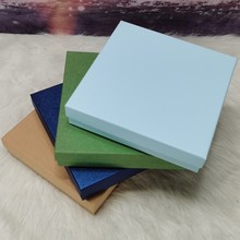 正方形相册盒大号超大号礼品盒蓝色黑色灰色商务礼盒包装盒定制