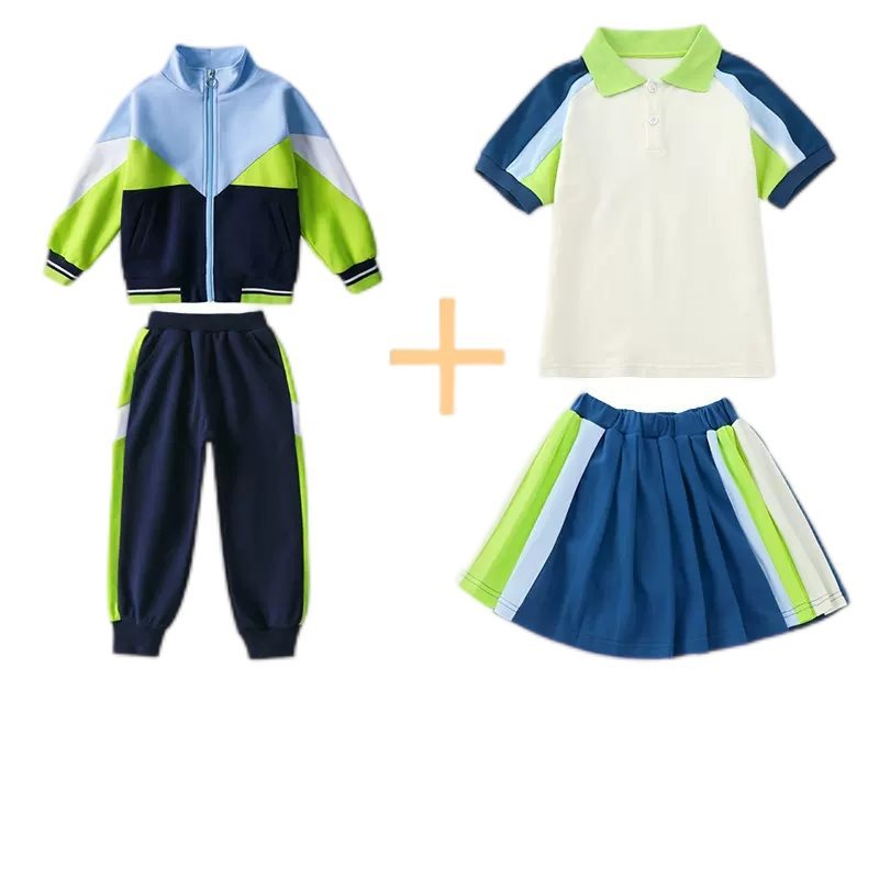 幼儿园园服小学生校服春秋外套夏季套装儿童班服运动会老师工作服